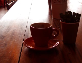 Stilleben einer Kaffeepause on Tour