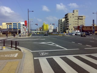 写真:｢五条七本松｣(東行)交差点