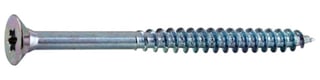 Spanplattenschraube mit Senkkopf, verzinkt, Torx, mit Schaft, mit Teilgewinde