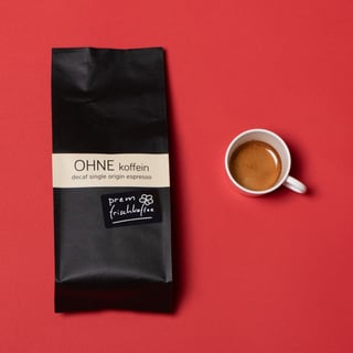OHNE koffein prem frischkaffee decaf decaffeinato coffee from Mexico