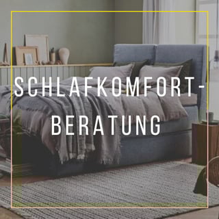 Schlafkomfort, Schlafberatung