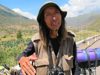 schon seit 16 Jahren mit dem Rad weltweit unterwegs 