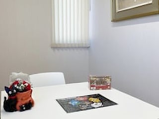 新潟市中央区の漢方相談ができる漢方薬局「いずみ薬局 上所店」のご相談ブース