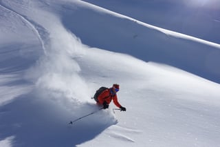 Balz im «Haslipowder»    ............................  Foto: Stei           