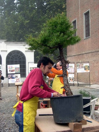 Mauro Coppa durante la dimostrazione