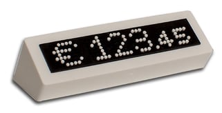 TAXOM Modul Base weiß mit einem schwarzen Preismodul TAXOM 800