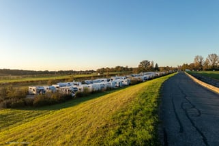 Mit dem Wohnmobil am Lac du der