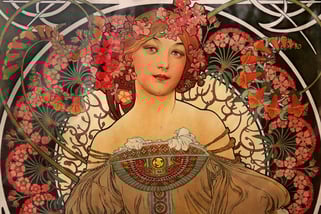 #mucha#illustration mucha#portrait mucha