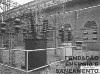 Novo transformador de 88 kv de potencia, à esquerda (1942)