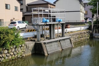 工業用水の取水口