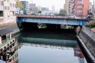 朝日橋より下流を眺める