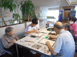 来年の干支「酉」と書いていただきました