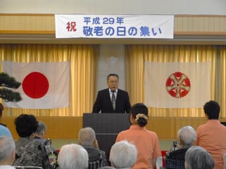 　田中園長よりお祝いの言葉