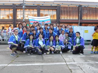 パレード終了後に記念撮影