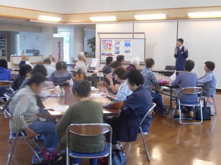 「振り込め詐欺等の特殊詐欺に関する講習」の様子