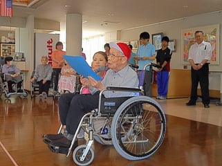 ご利用者による選手宣誓（＾＾）/