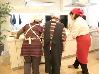 さっそく調理開始