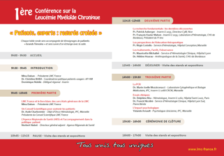 conference lmc france journee mondiale leucemie myeloide chronique world cml day 9/22 22/9 france timone marseille patient expert regards croisés