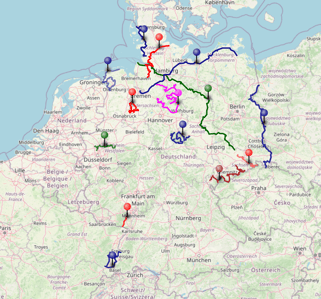 Wohnmobiltouren in Deutschland