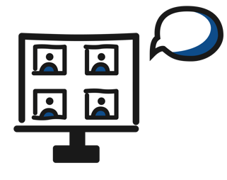 Online Trainings Zeichnung