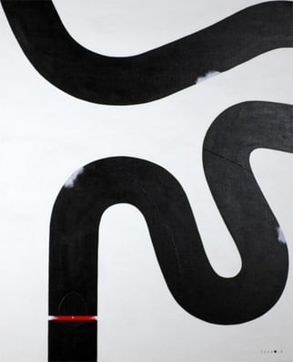 HEBIHANABI 5    652mm×803mm  F25   Acrylic   2015