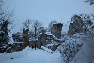 Nippenburg im Winter, Foto T.G.
