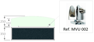 Clip for desk screen