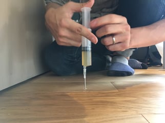 床なり 補修 無垢フローリング 新潟 アンドウッド