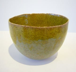 Bol (vert mousse) #7  (2012) / H: 6.5x Ø9.5cm / ceramic(grès), glaze / sold