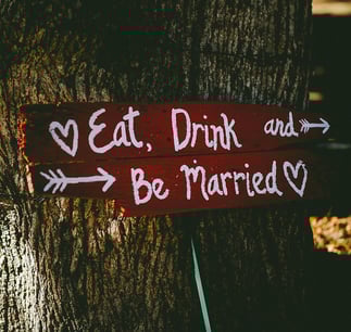 be married eat drink wedding