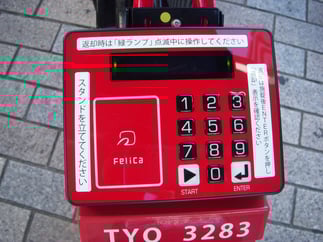 利用にはクレジットカードと、Suica、PASMOなどの交通系ICカードが必要。