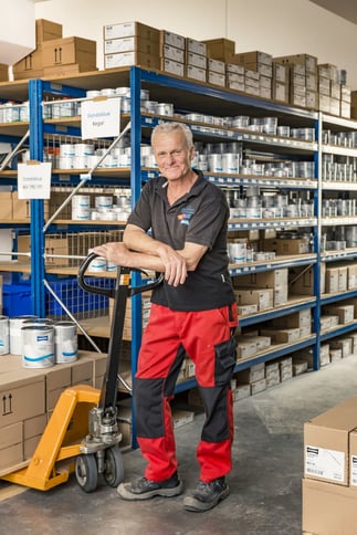 Lagerist Udo Schauff