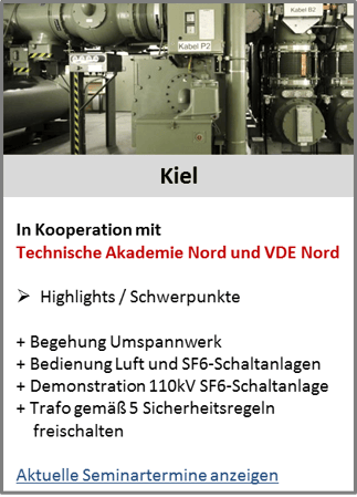 Schaltbefähigung zur Erteilung der Schaltberechtigung Kiel