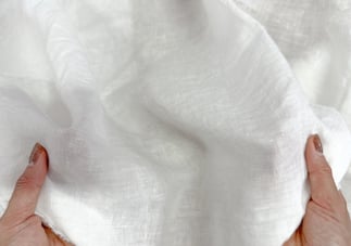フレンチリネン生地の風合い