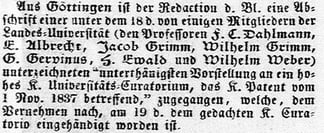 Hamburgischer Correspondent vom 23.11.1837
