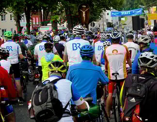 Start in die 2. Etappe