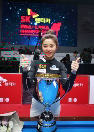 金佳映　Photo : PBA : Professional Billiards Association
