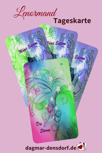 Lenormand Tageskarte Sterne