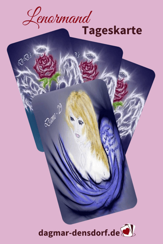Lenormand Tageskarte Dame