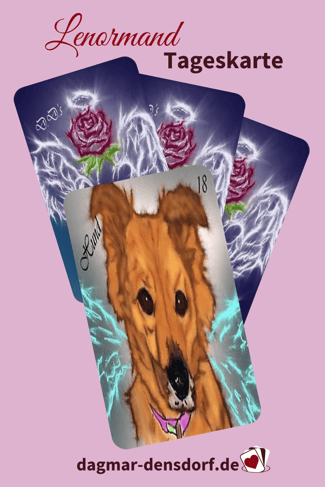 Lenormand Tageskarte Hund