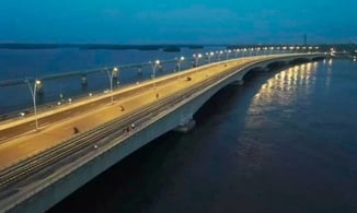 Douala, le deuxième pont sur le Wouri