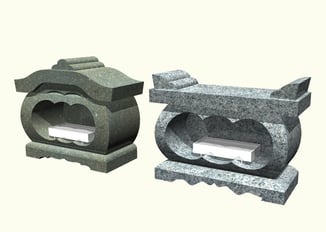 深谷石材店：香炉