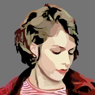 vektorisiertes Frauen Portrait zeigt Sinnlichkeit und Schönheit