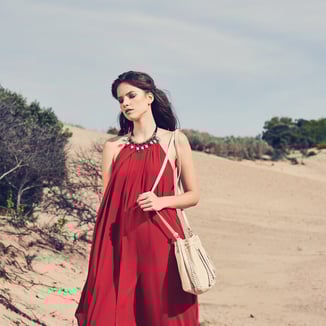 bohemian style festival crossbody leather bag