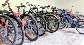 Fahrradverleih und Abstellraum