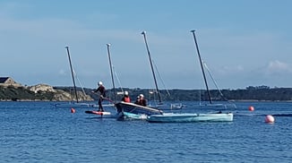 Découverte du vol en Foil à l'aide d'un bateau à moteur