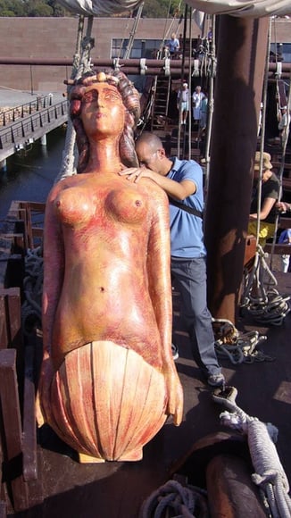 Mascarón de Proa, para caravela de cine (Tirant le Blanc)