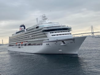 6/2　大さん橋に初入港した飛鳥Ⅲ