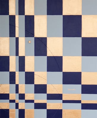 THREE ELEMENTS  2   500mm*606mm   F12   2022  acrylic on canvas, wood