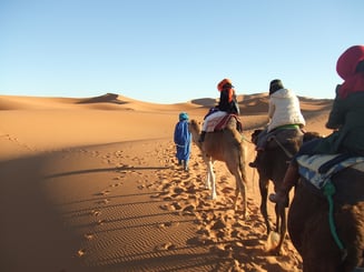 サハラ砂漠テント泊ツアー紹介します/キャメルトレッキング付き/青い街シャウエン在住Mikaのブログ